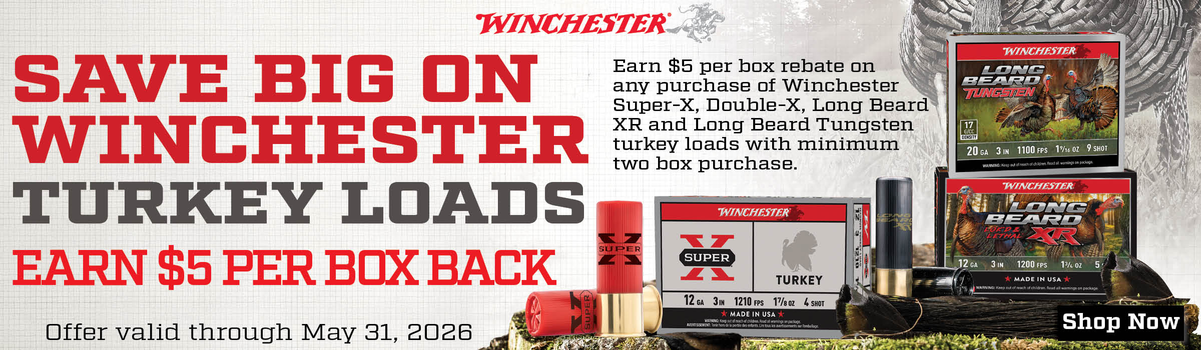 2026 Winchester Turkey Ammo Rebate